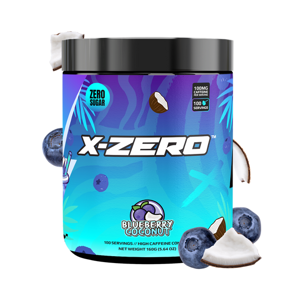 X-Zero Blueberry & Coconut (160g / 100 Servings)