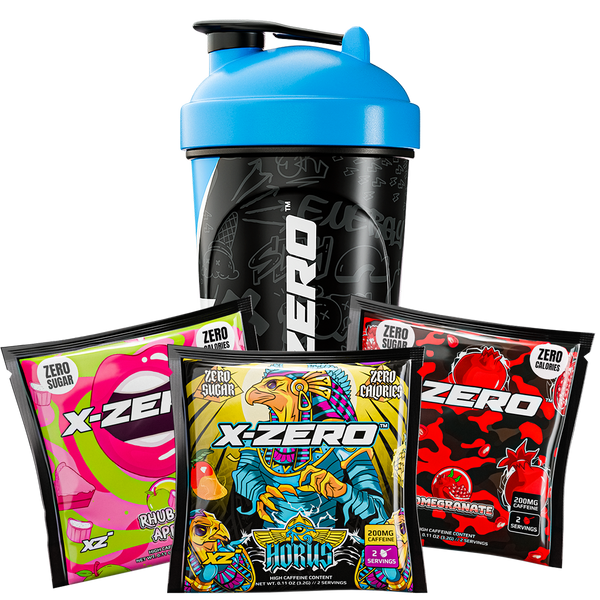 X-Zero Starter Kit + 500ml Shaker (6 Servings)