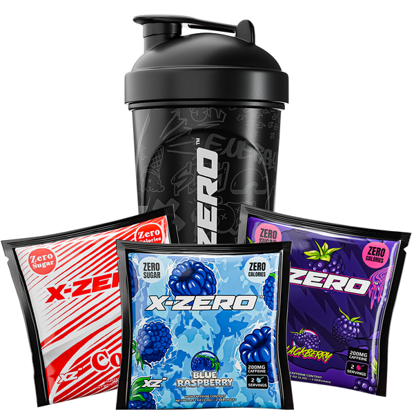 X-Zero Starter Kit + 500ml Shaker (6 Servings)