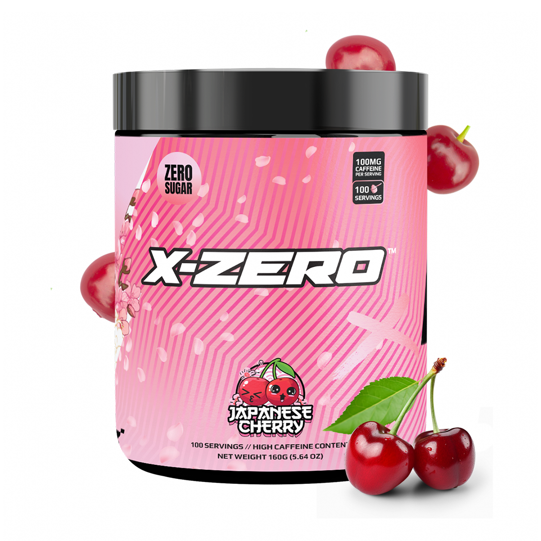 X-Zero Japanese Cherry (160g / 100 Servings) – X-Zero Energy X-Zero Japanese Cherry (160g / 100 Servings) – X-Zero Energy