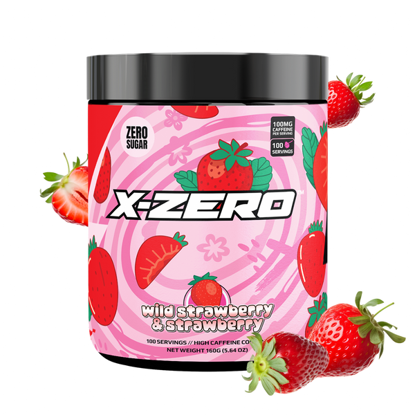 X-Zero Wild Strawberry & Strawberry (160g / 100 Portionen)