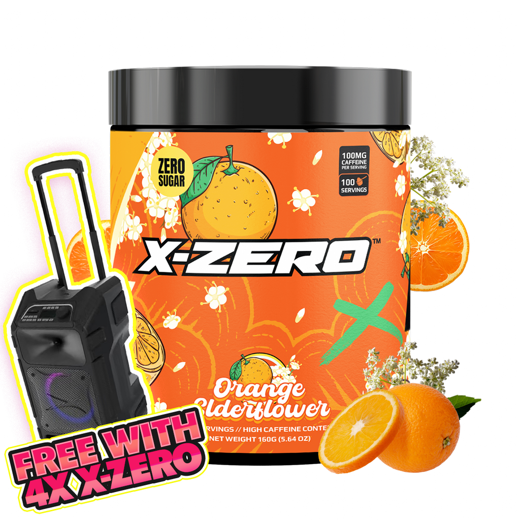 X-Zero Orange Elderflower (160g / 100 Servings)