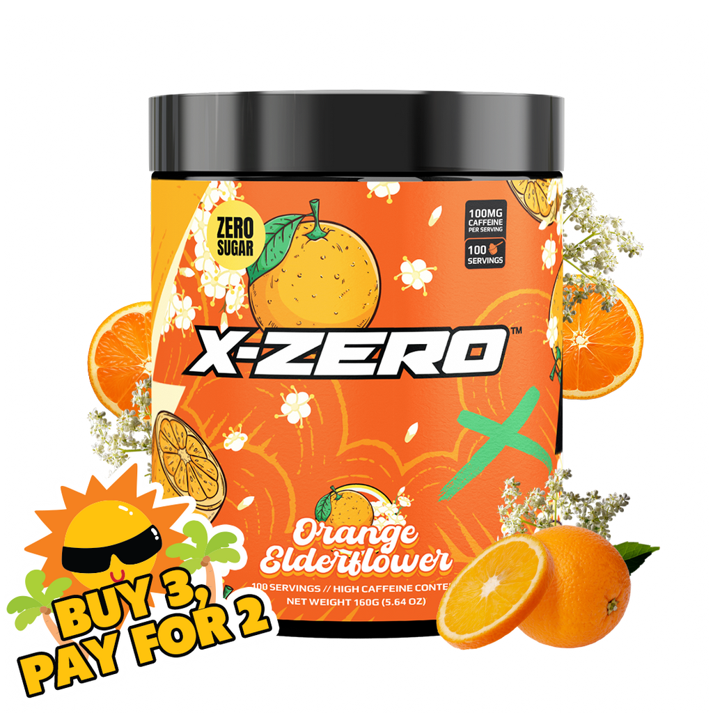 X-Zero Orange Elderflower (160g / 100 Servings)