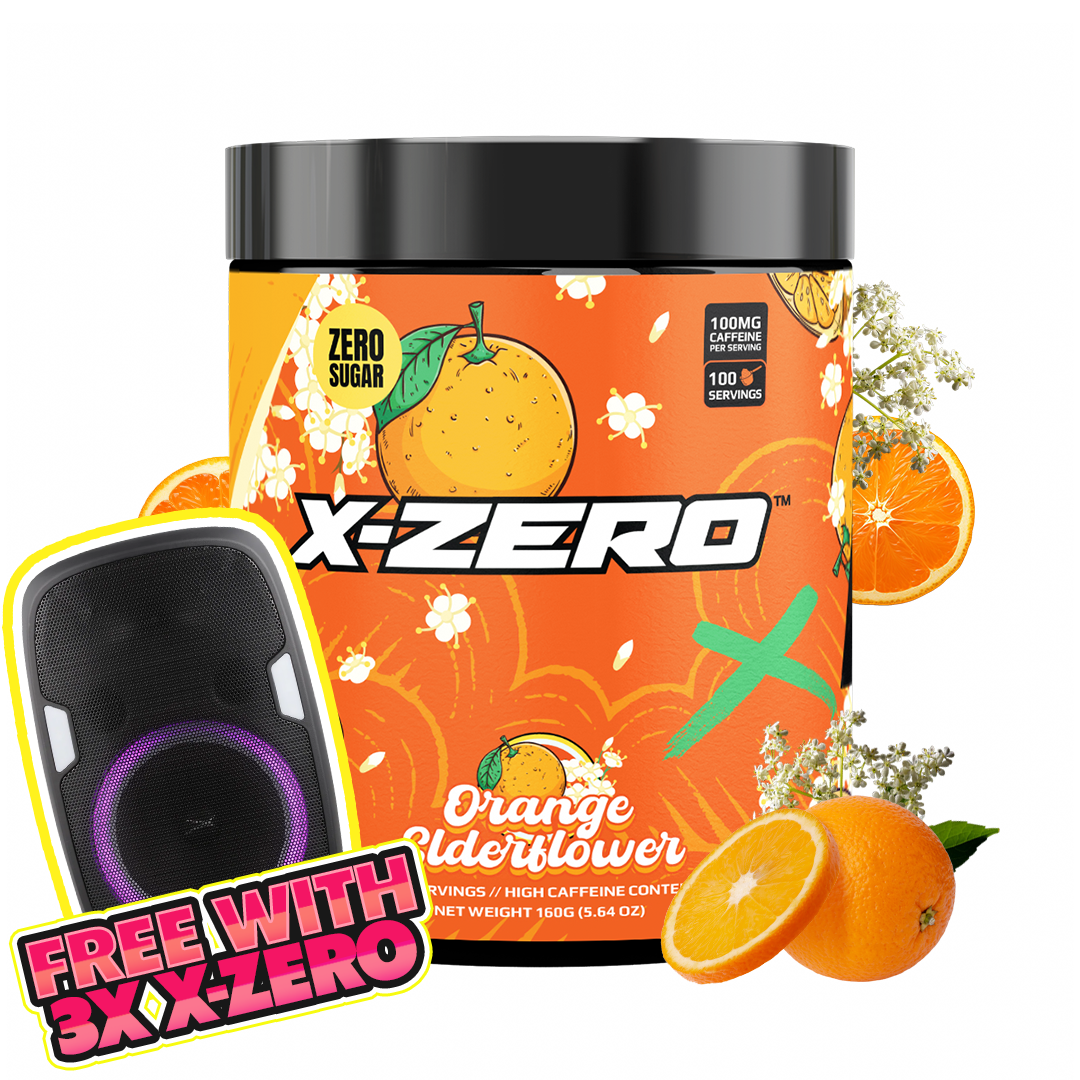 X-Zero Orange Elderflower (160g / 100 portioner)
