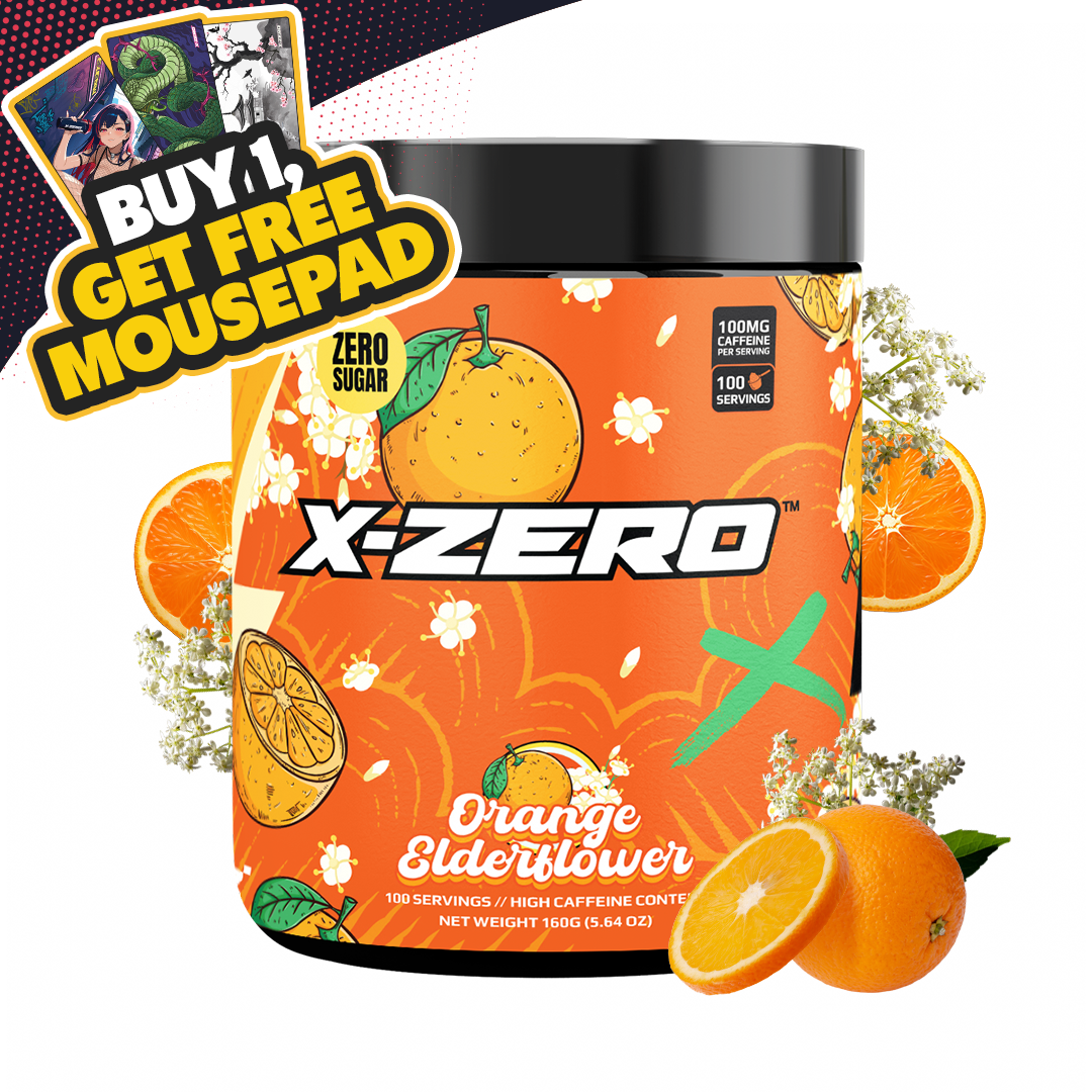 X-Zero Orange Elderflower (160g / 100 portioner)