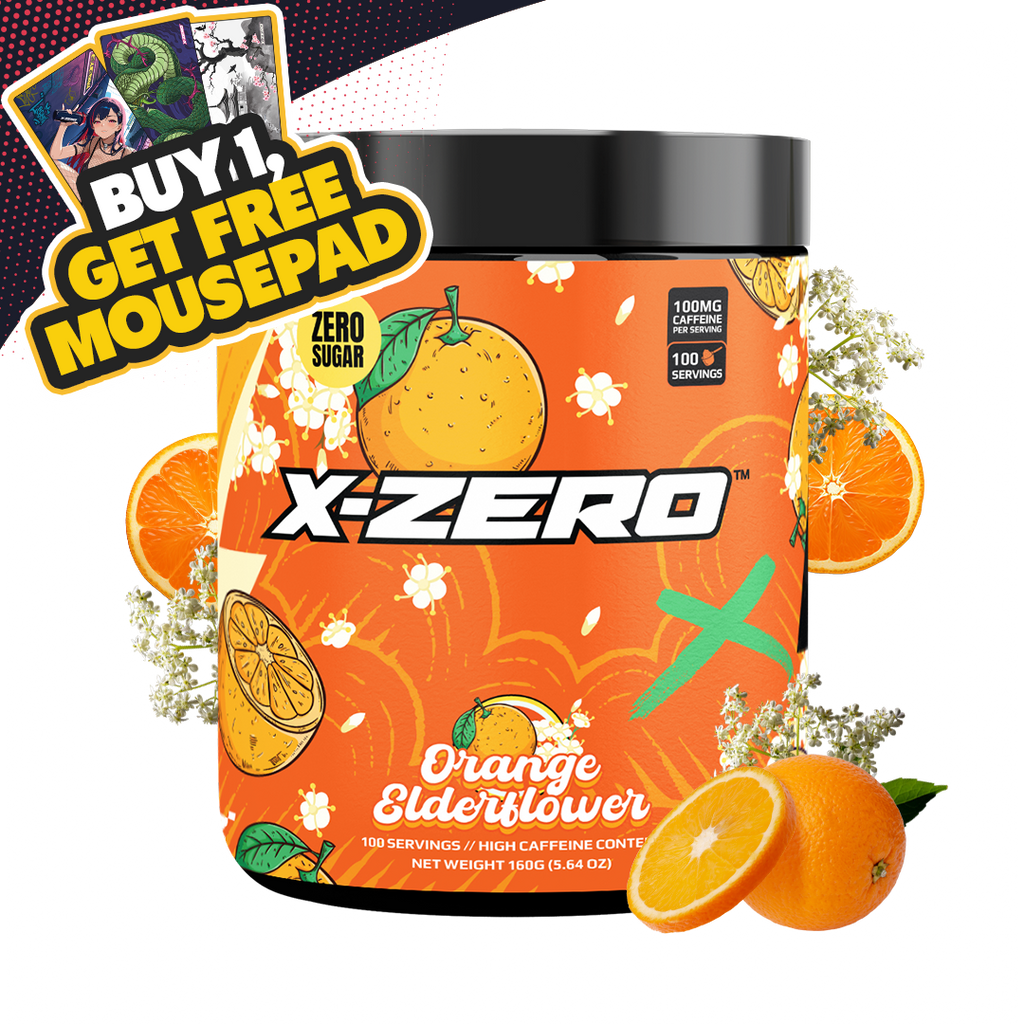 X-Zero Orange Elderflower (160g / 100 Servings)