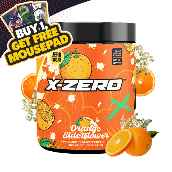X-Zero Orange Elderflower (160g / 100 Portionen)