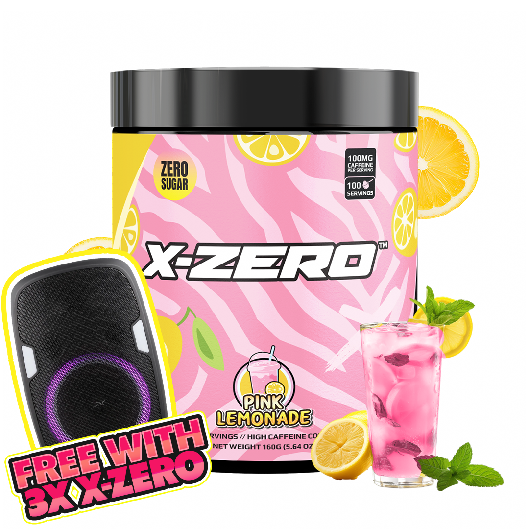 X-Zero Pink Lemonade (160g / 100 Servings)