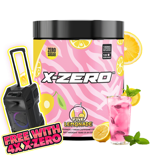 X-Zero Pink Lemonade (160g / 100 Servings)