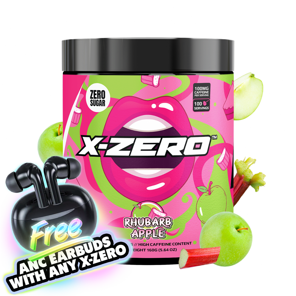 X-Zero Rhubarb Apple (160g / 100 Servings)