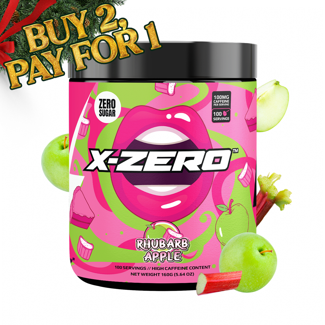 X-Zero Rhubarb Apple (160g / 100 Servings)