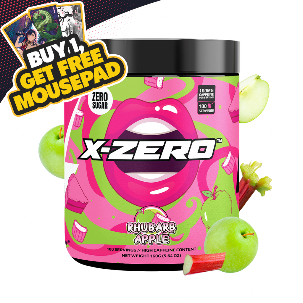 X-Zero Rhubarb Apple (160g / 100 Servings)