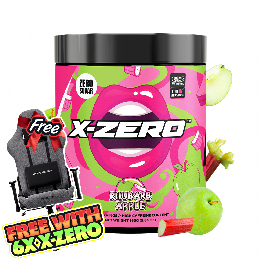 X-Zero Rhubarb Apple (160g / 100 Servings)