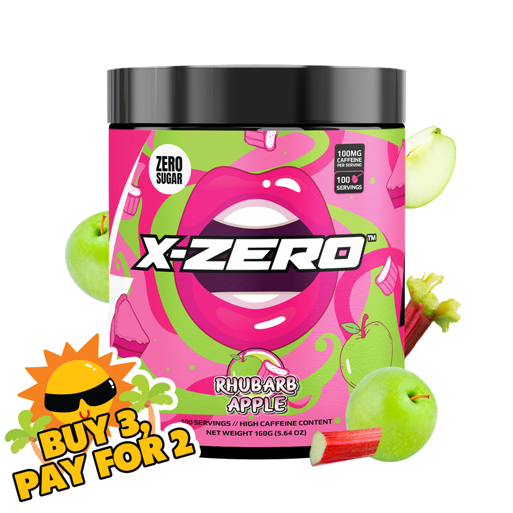 X-Zero Rhubarb Apple (160g / 100 Servings)