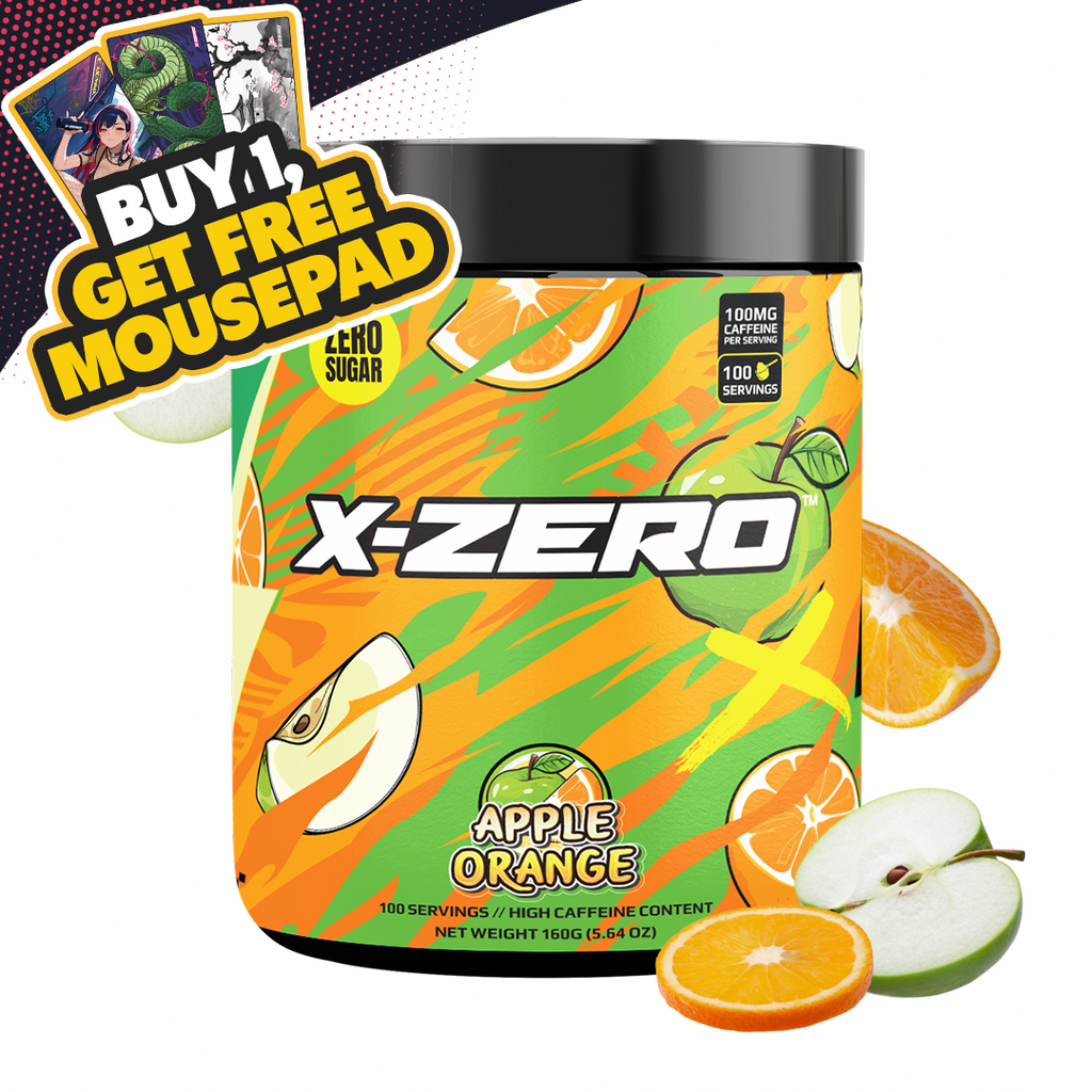 X-Zero Apple Orange (160g / 100 Servings)