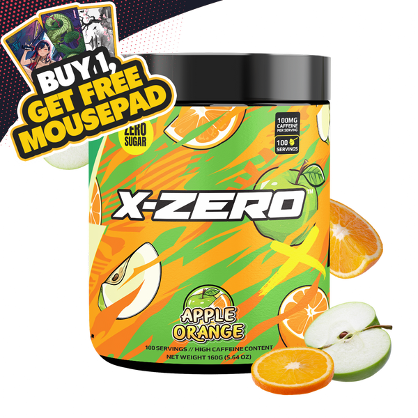 X-Zero Apple Orange (160g / 100 Servings)