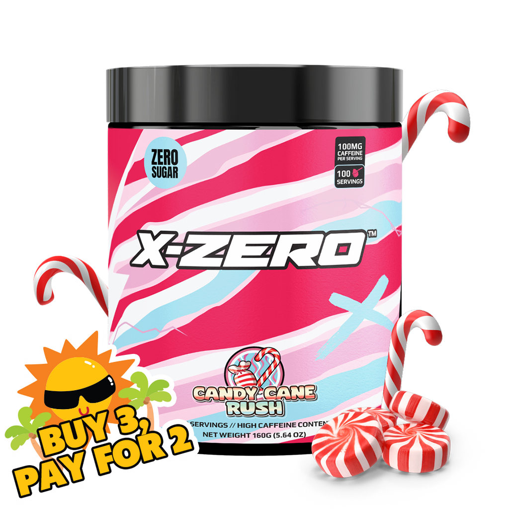 X-Zero Candy Cane Rush (160g / 100 Servings)