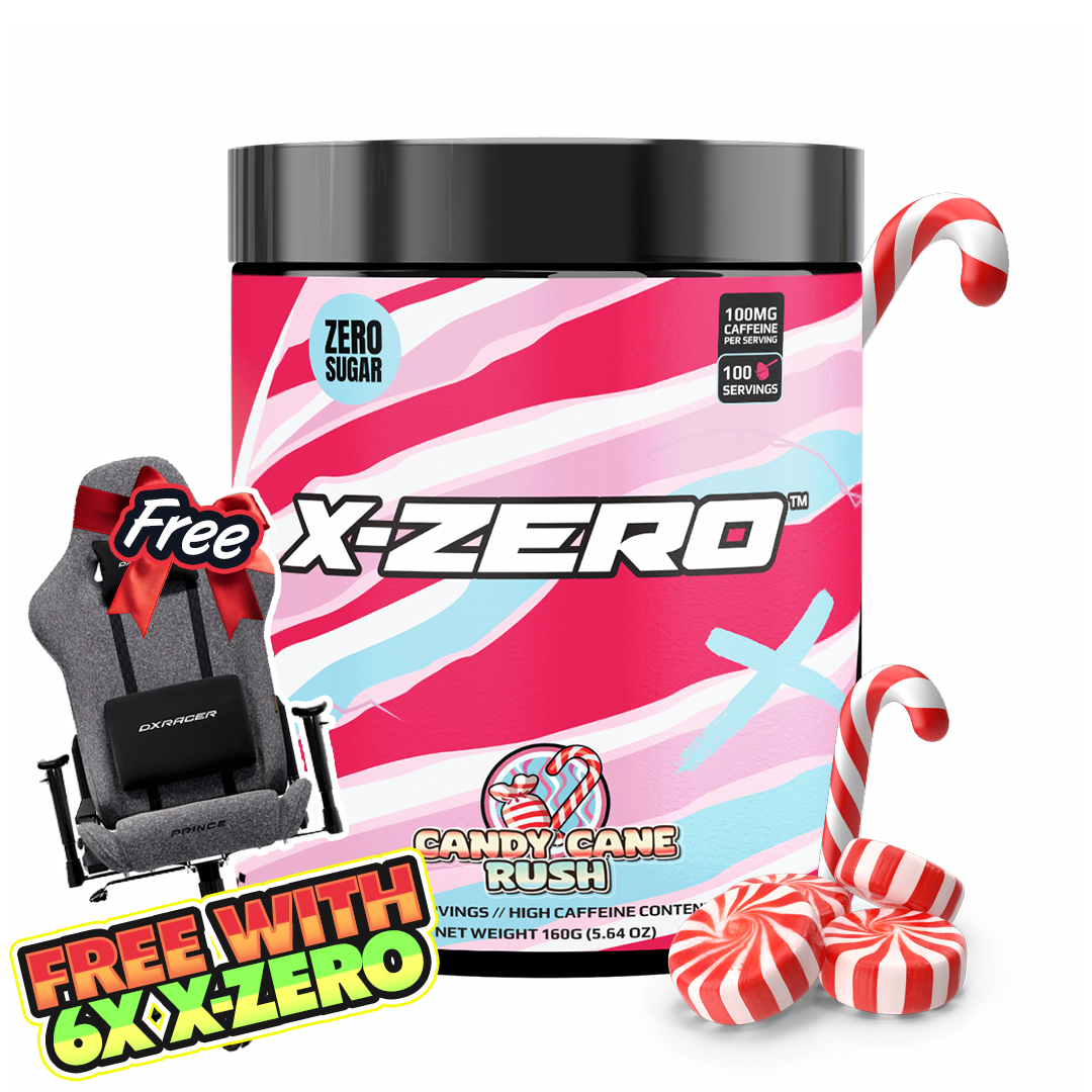X-Zero Candy Cane Rush (160g / 100 Servings)