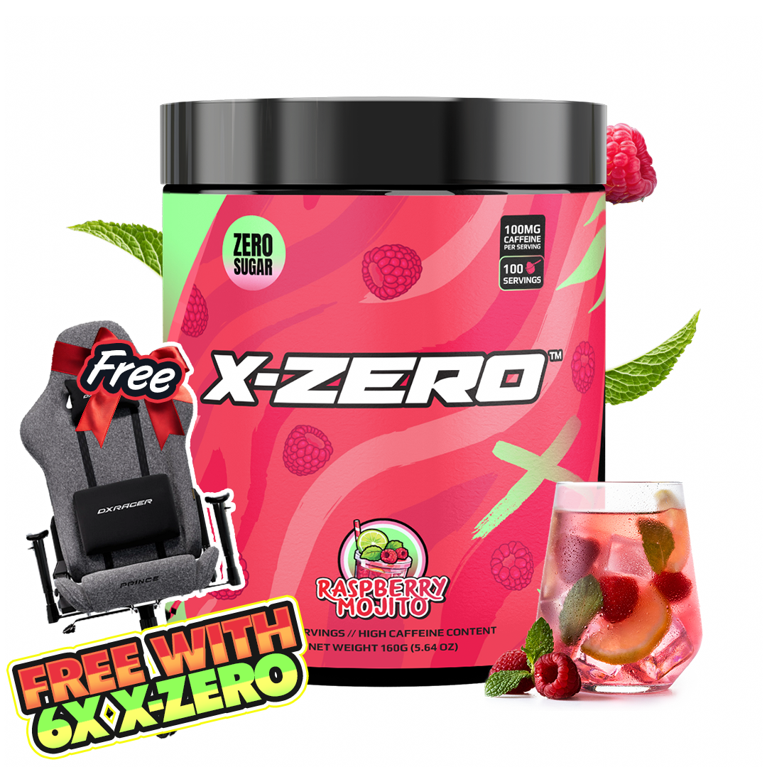 X-Zero Raspberry Mojito (160g / 100 Servings)