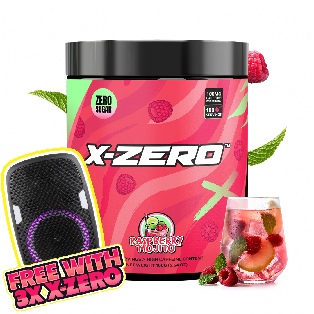 X-Zero Raspberry Mojito (160g / 100 portioner)