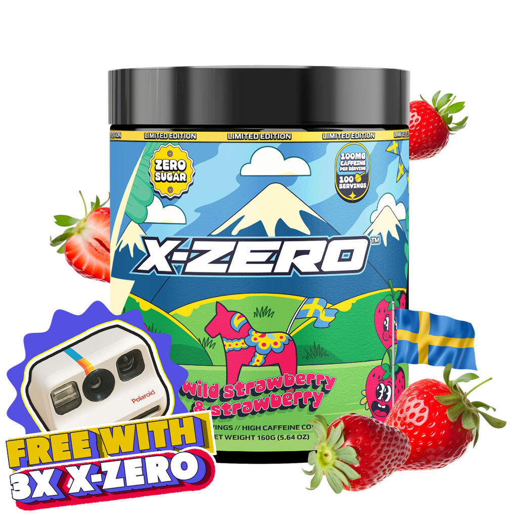X-Zero Wild Strawberry & Strawberry (160g / 100 Servings)