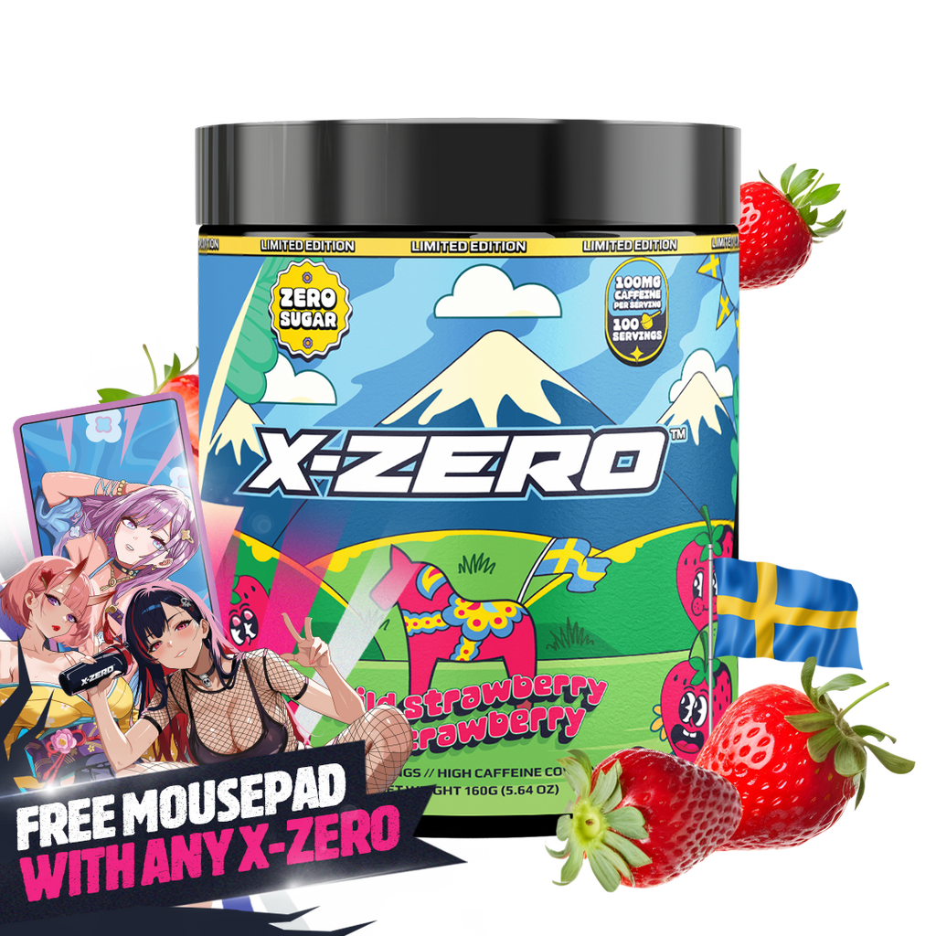 X-Zero Wild Strawberry & Strawberry (160g / 100 Servings)