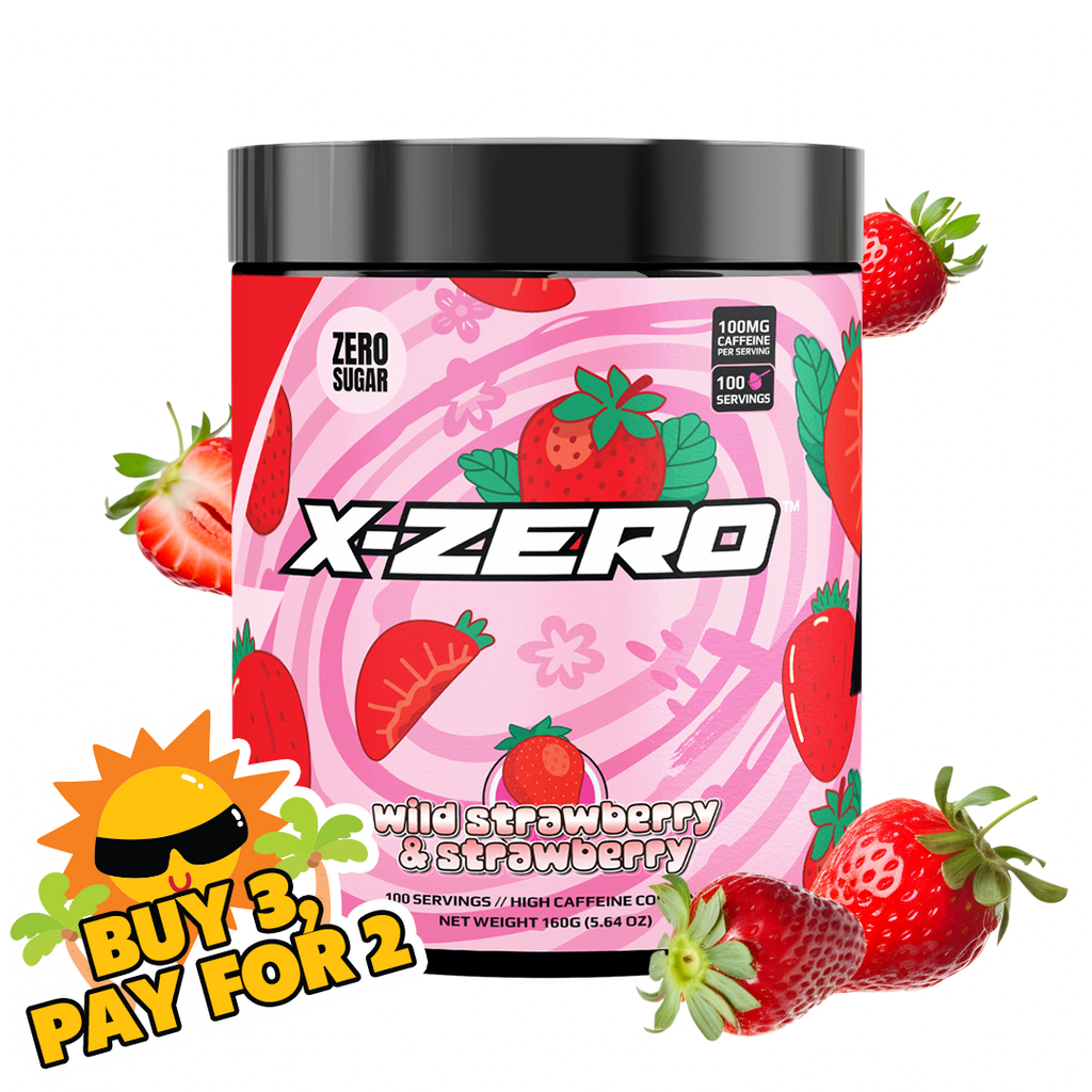 X-Zero Wild Strawberry & Strawberry (160g / 100 Servings)