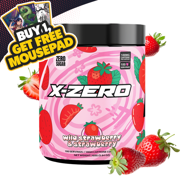 X-Zero Wild Strawberry & Strawberry (160g / 100 portioner)