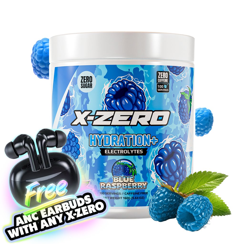 X-Zero Hydration Blue Raspberry (160g / 100 Servings)