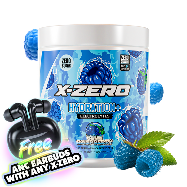 X-Zero Hydration Blue Raspberry (160g / 100 Servings)