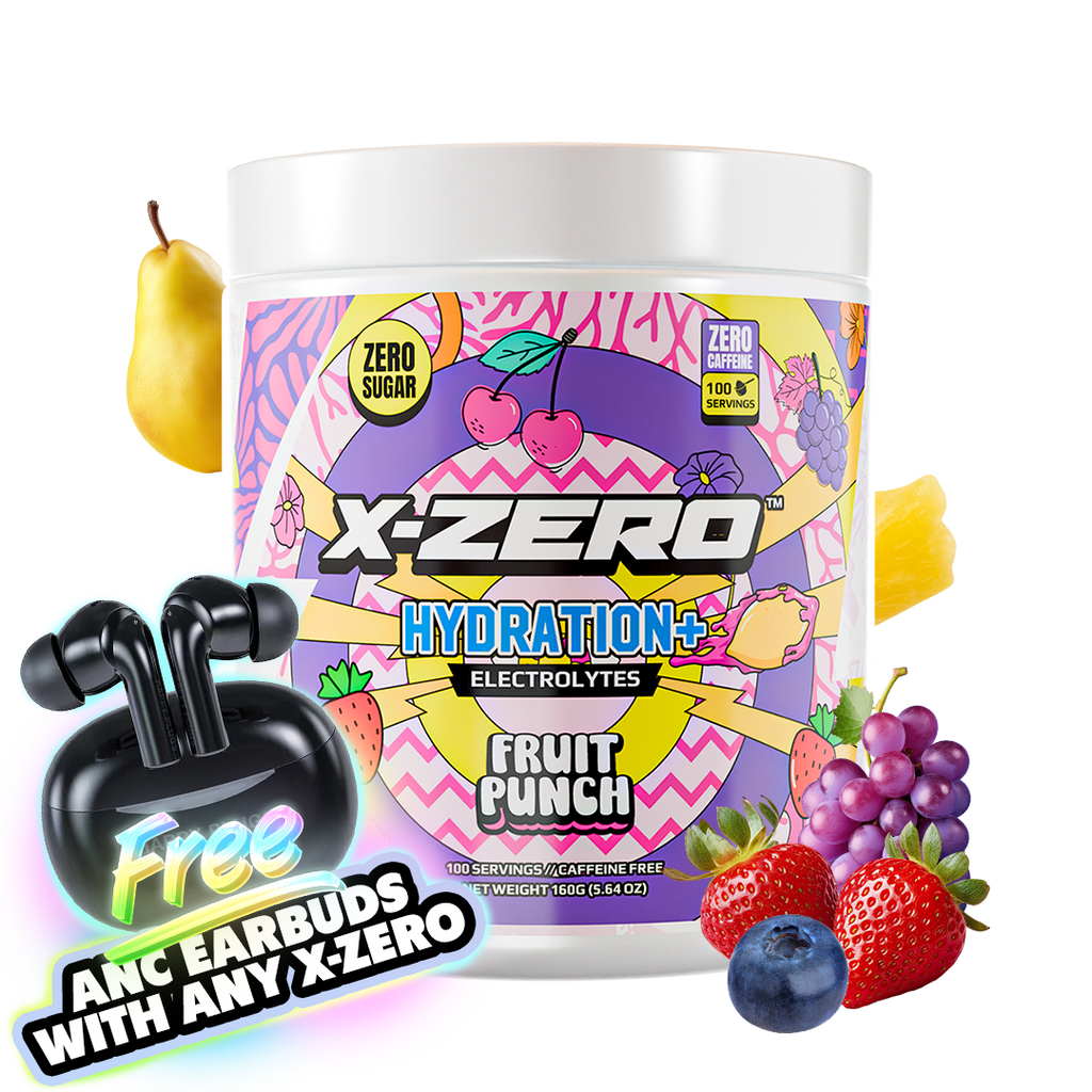 X-Zero Hydration Fruit Punch (160g / 100 Servings)