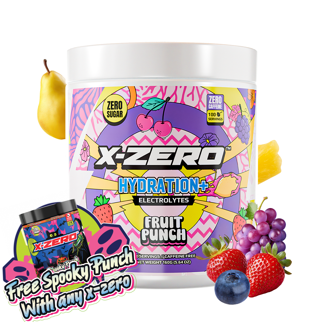 X-Zero Hydration+ Fruit Punch (160g / 100 portioner)