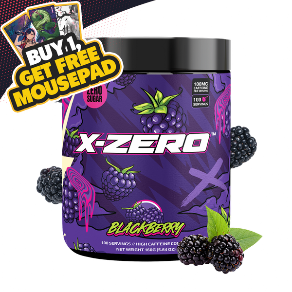 X-Zero Blackberry (160g / 100 Servings)