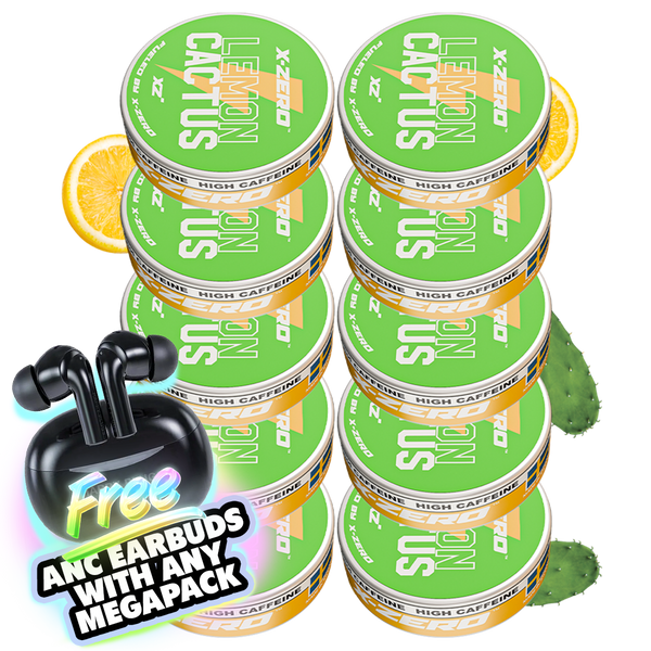 Lemon Cactus Energy Pouches (10 Pack/200 Pouches)