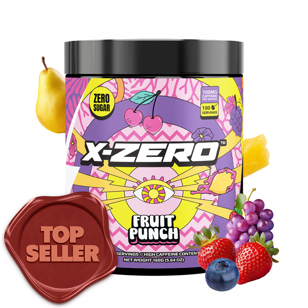X-Zero Fruit Punch (160g / 100 Servings)