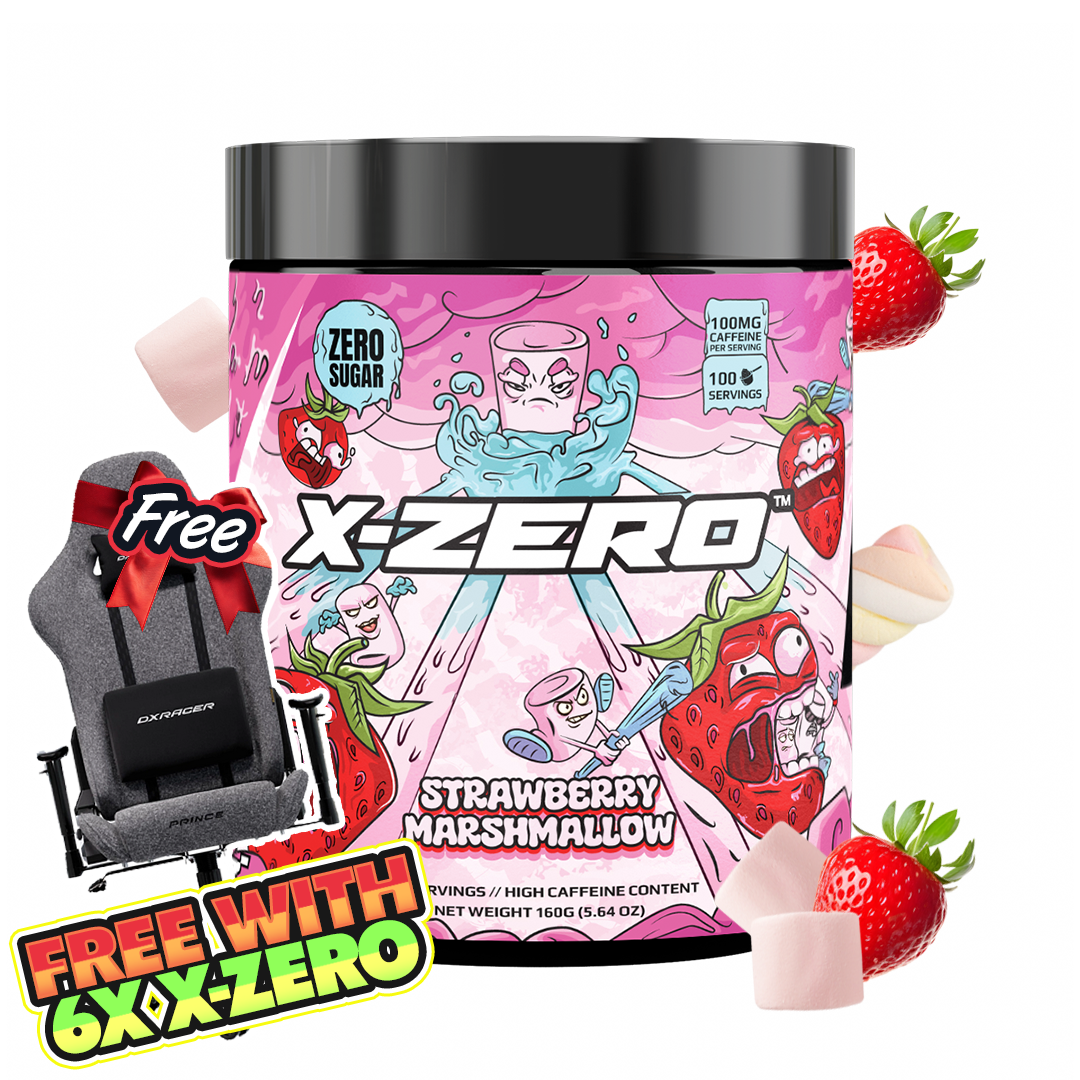 X-Zero Skumtomte / Strawberry Marshmallow (160g / 100 Servings)