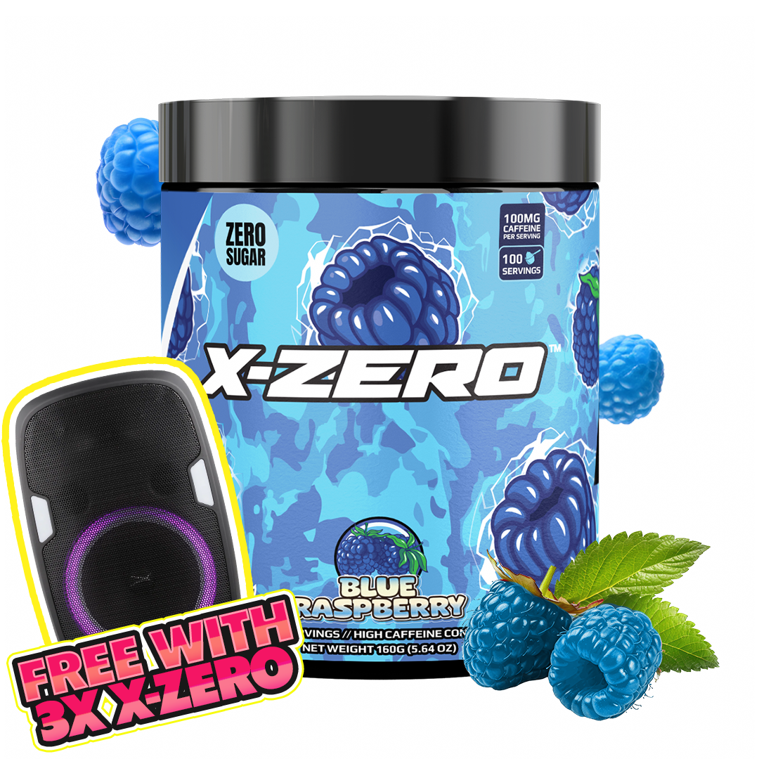 X-Zero Blue Raspberry (160g / 100 Servings)