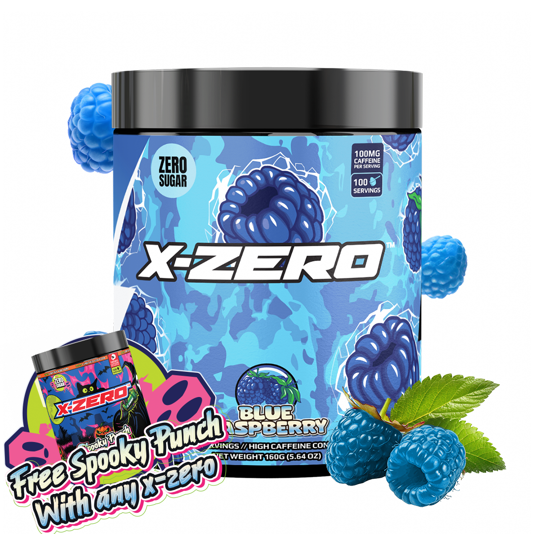 X-Zero Blue Raspberry (160g / 100 portioner)