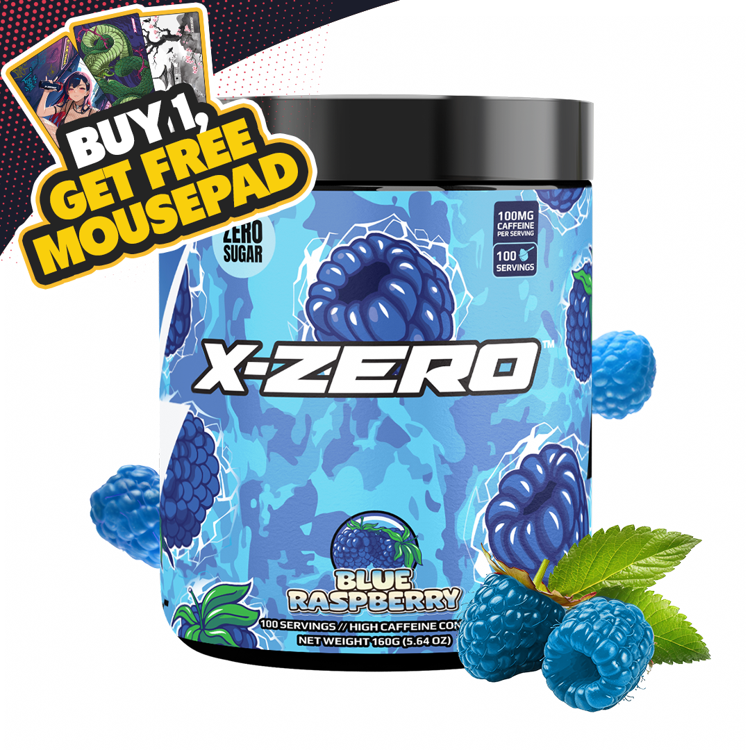 X-Zero Blue Raspberry (160g / 100 portioner)