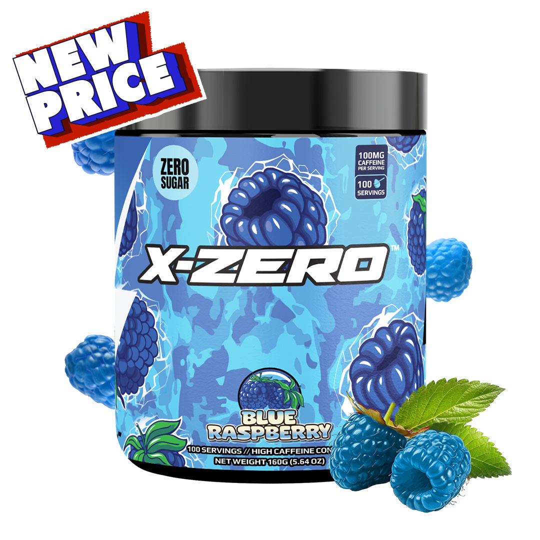 X-Zero Blue Raspberry (160g / 100 Servings)