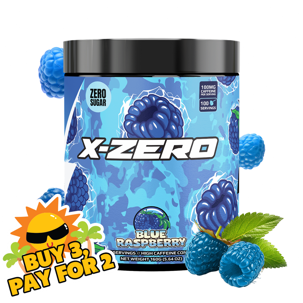 X-Zero Blue Raspberry (160g / 100 Servings)