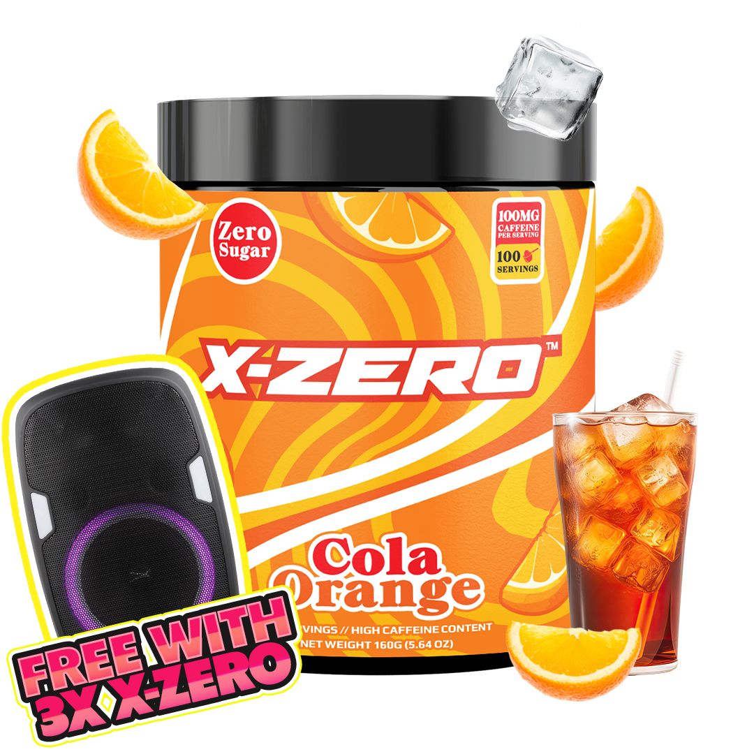X-Zero Cola Orange (160g / 100 Servings)
