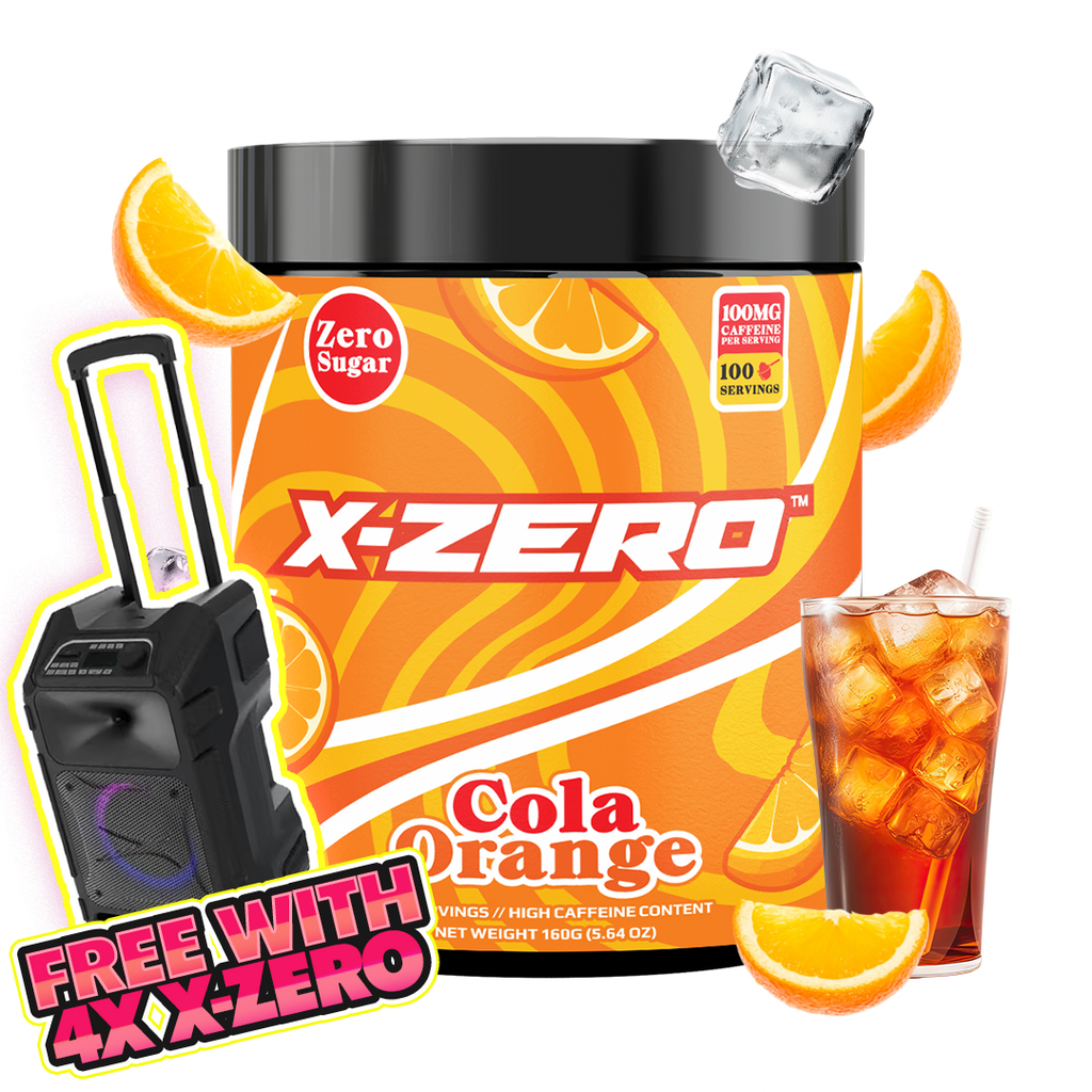 X-Zero Cola Orange (160g / 100 Servings)