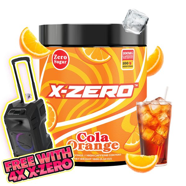 X-Zero Cola Orange (160g / 100 Servings)