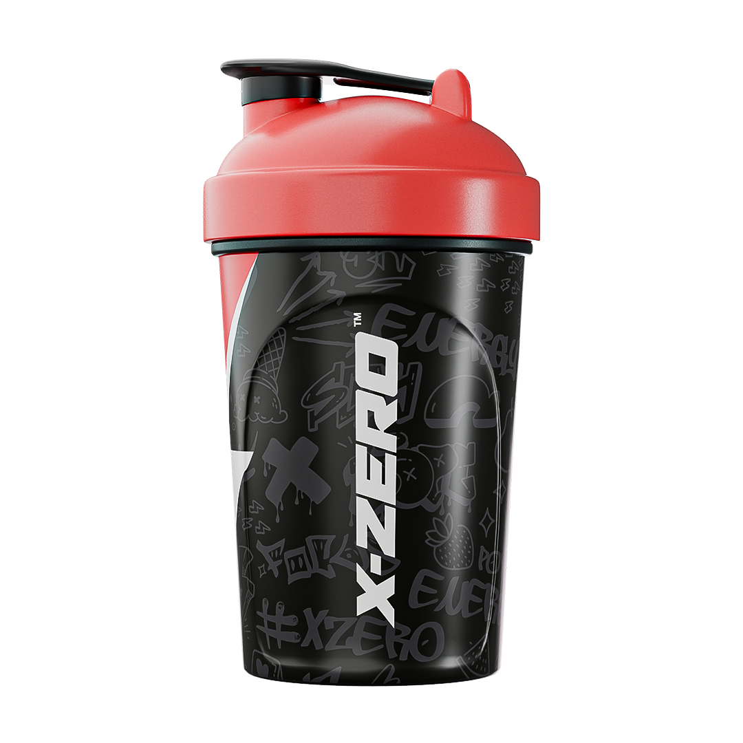 X-Zero Black & Red Shaker (500ml)