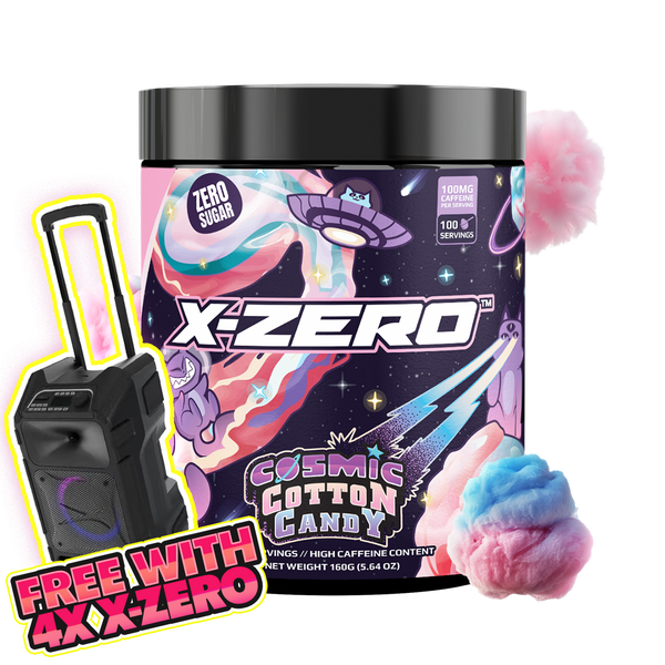 X-Zero Cosmic Cotton Candy (160g / 100 portioner)