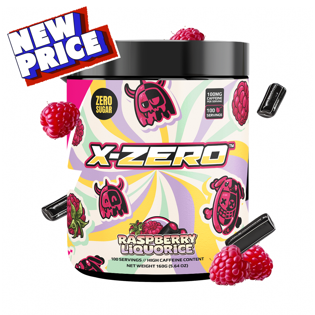 X-Zero Raspberry Liquorice (160g / 100 Servings)