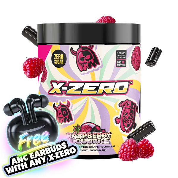 X-Zero Raspberry Liquorice (160g / 100 Servings)