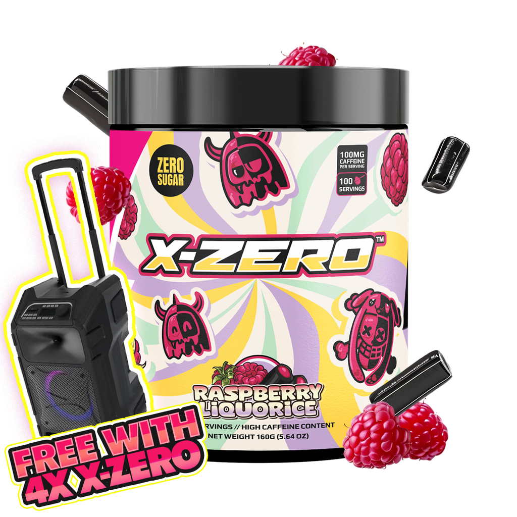 X-Zero Raspberry Liquorice (160g / 100 Servings)