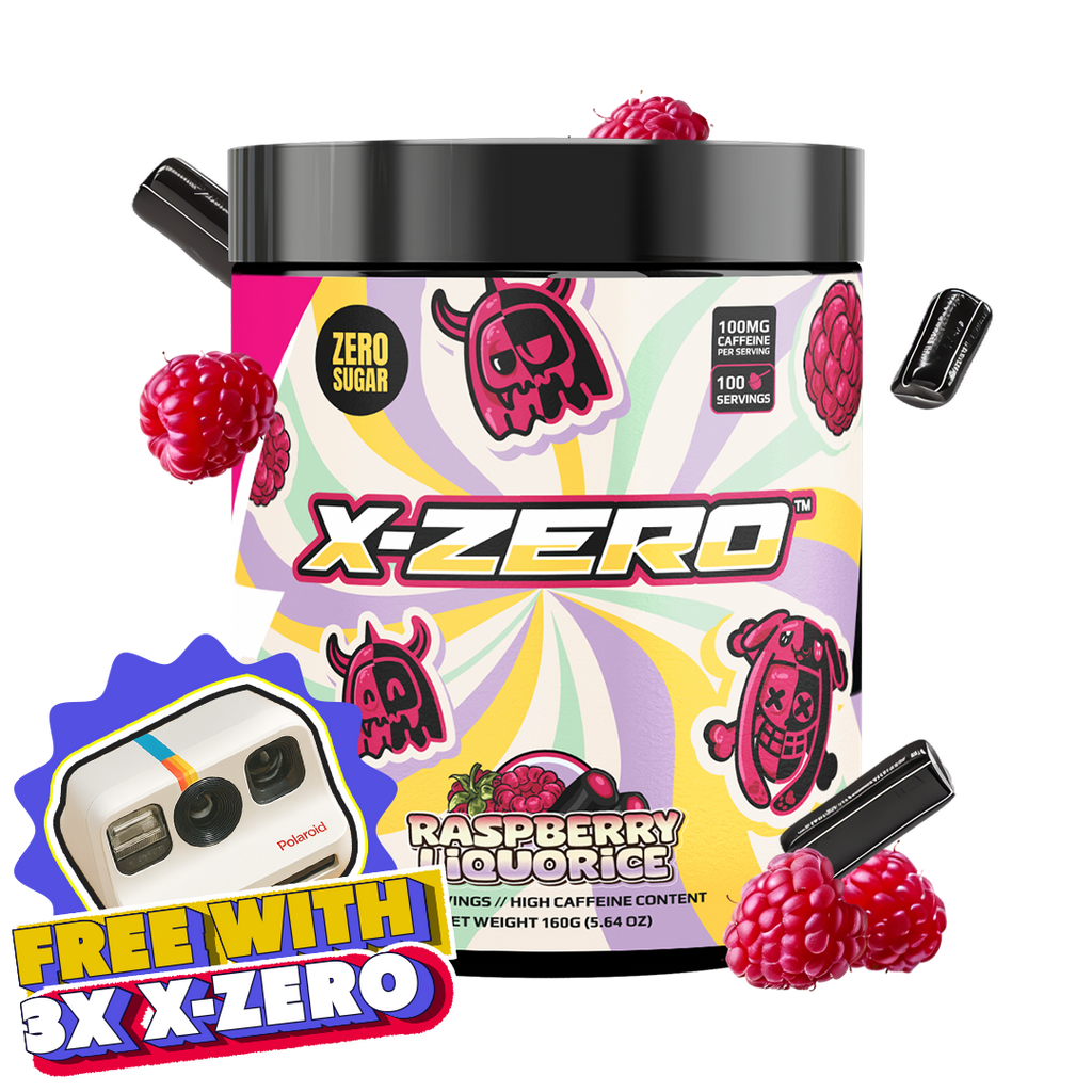 X-Zero Raspberry Liquorice  (160g / 100 portioner)